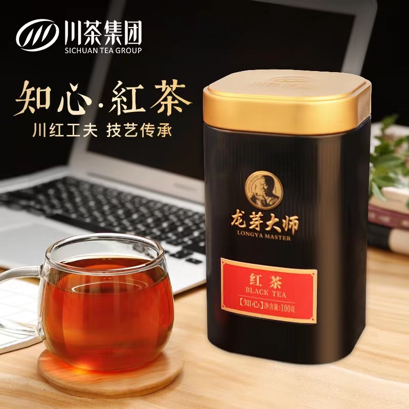 龙芽大师知心川红工夫特级红茶100G/罐