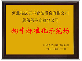 奶牛标准化示范场