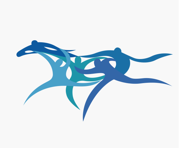 山水堂BLUE HORSE标志设计