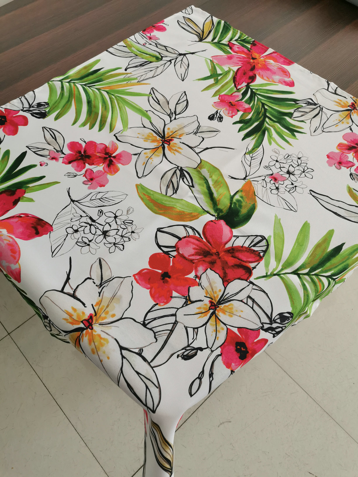 Digital printed table cloth