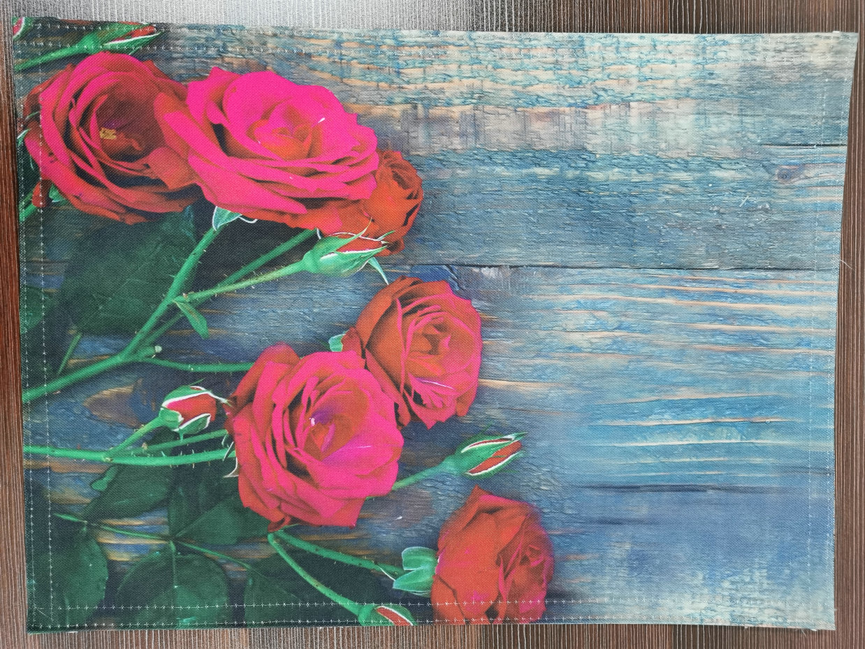 Digital printed placemat