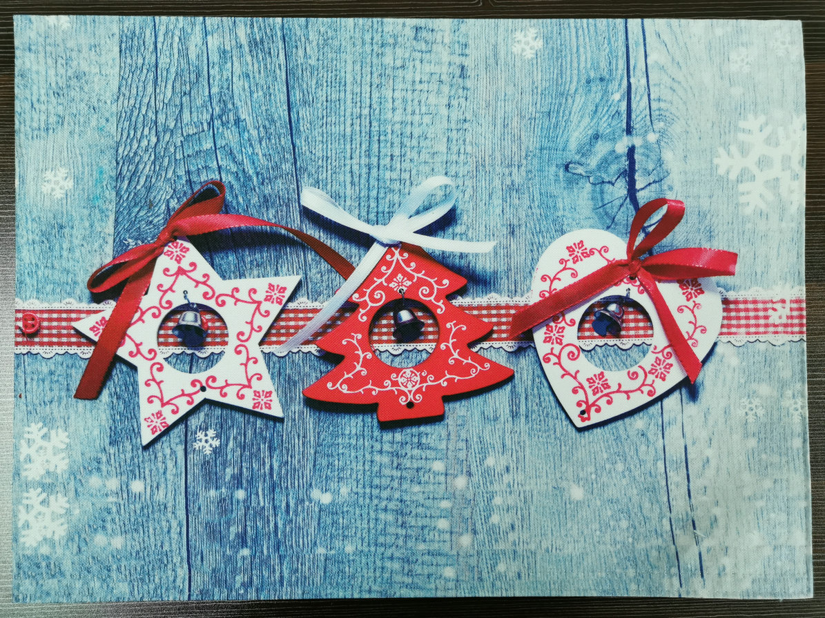 Digital printed placemat