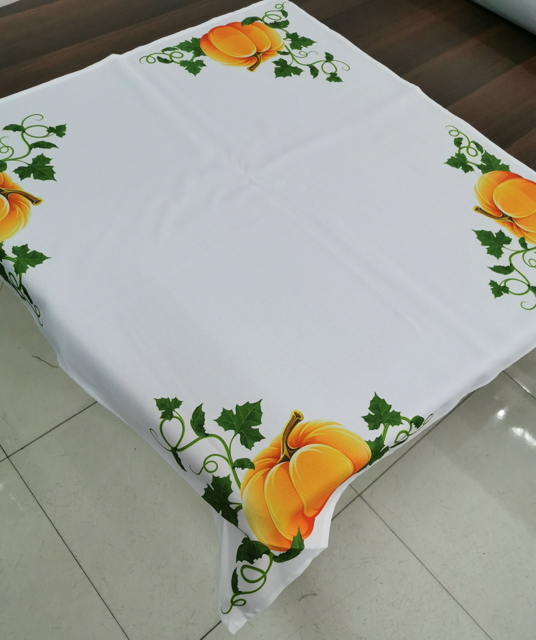 Digital printed table cloth