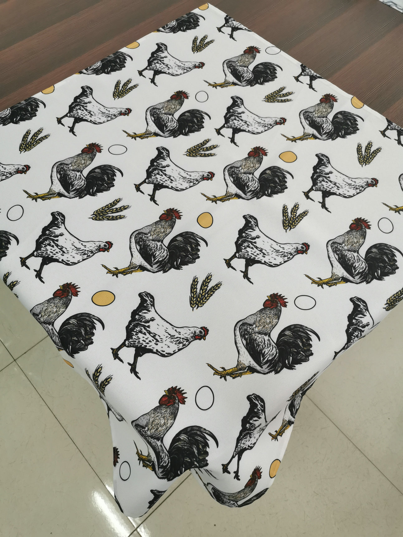 Digital printed table cloth