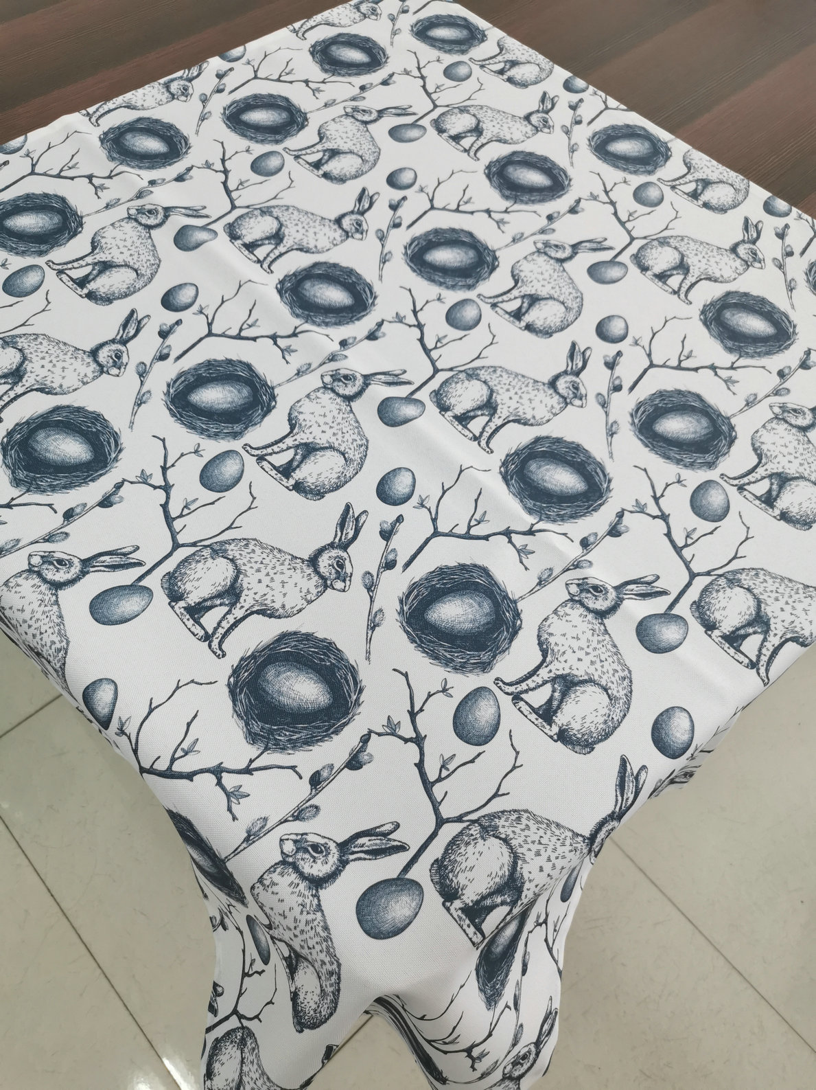 Digital printed table cloth