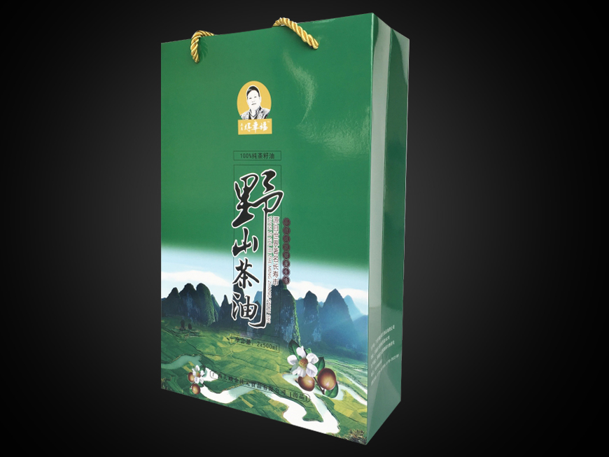 得幸福野山茶油手提袋