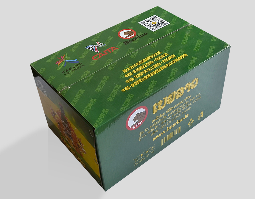 老挝啤酒瓦楞纸盒