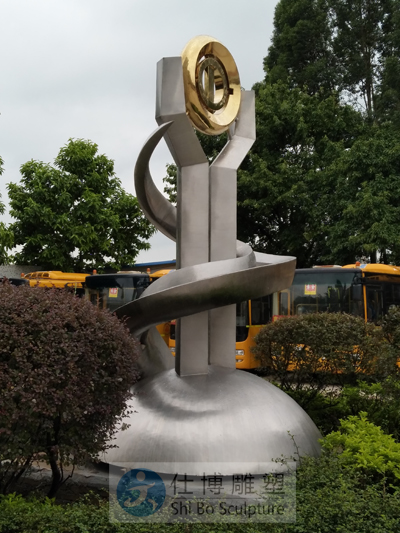 白云小学不锈钢雕塑