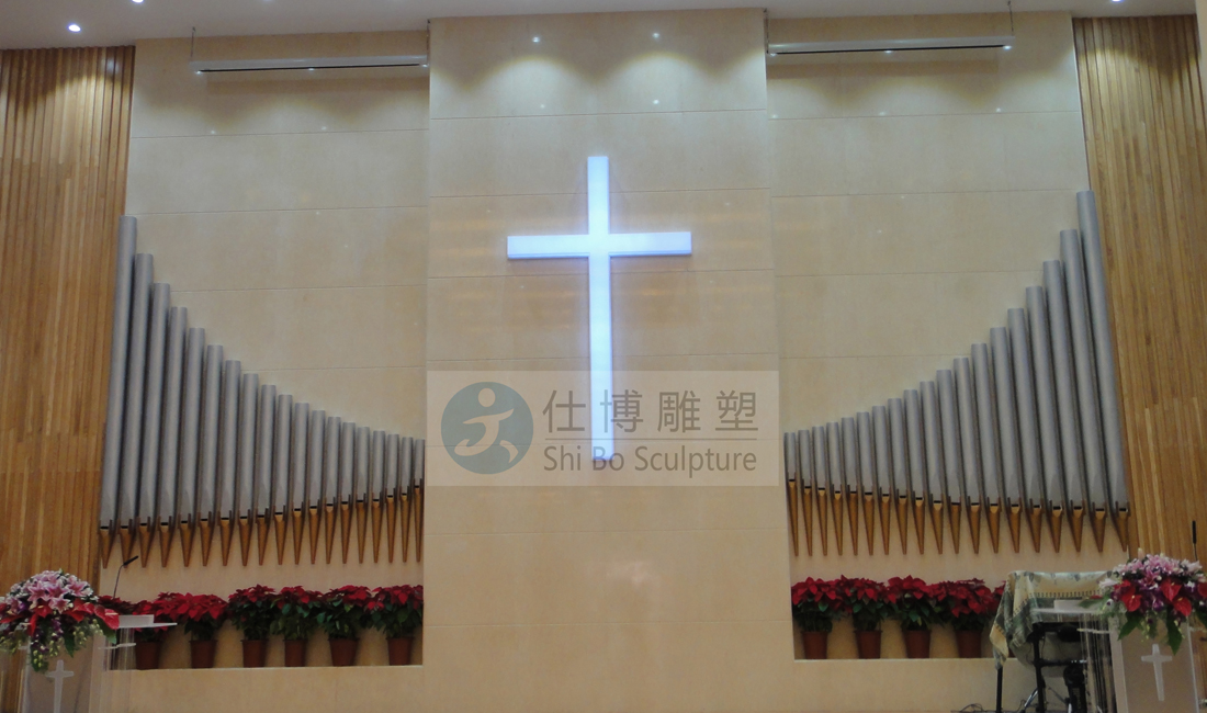 教堂管风琴雕塑