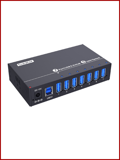 A-173 西普莱工业级7口USB3.0集线器