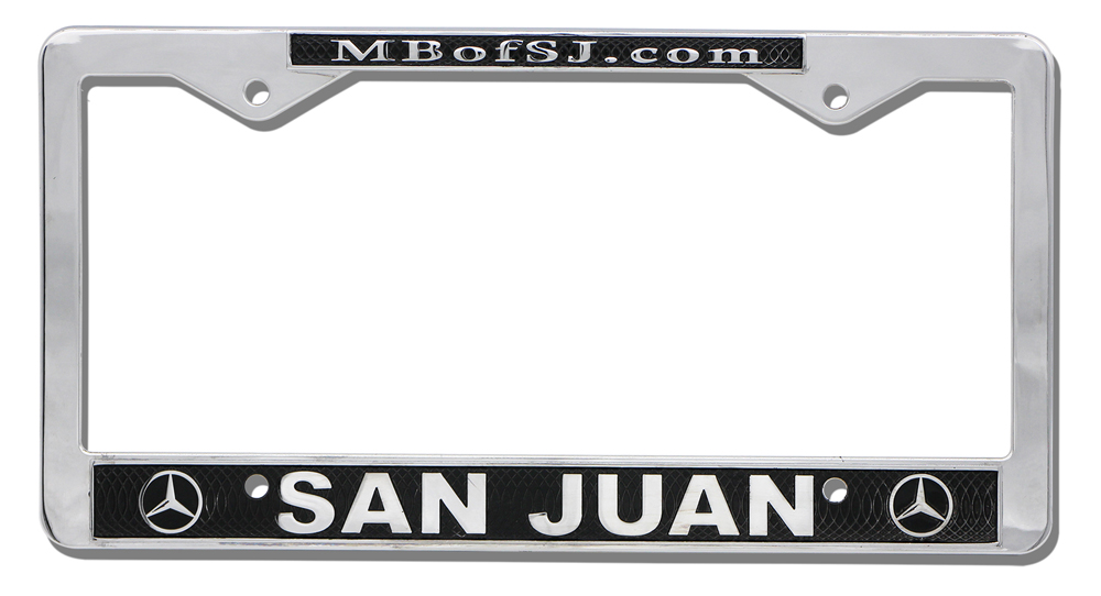 Raised Copy Chrome Znic Frame(33TA style)