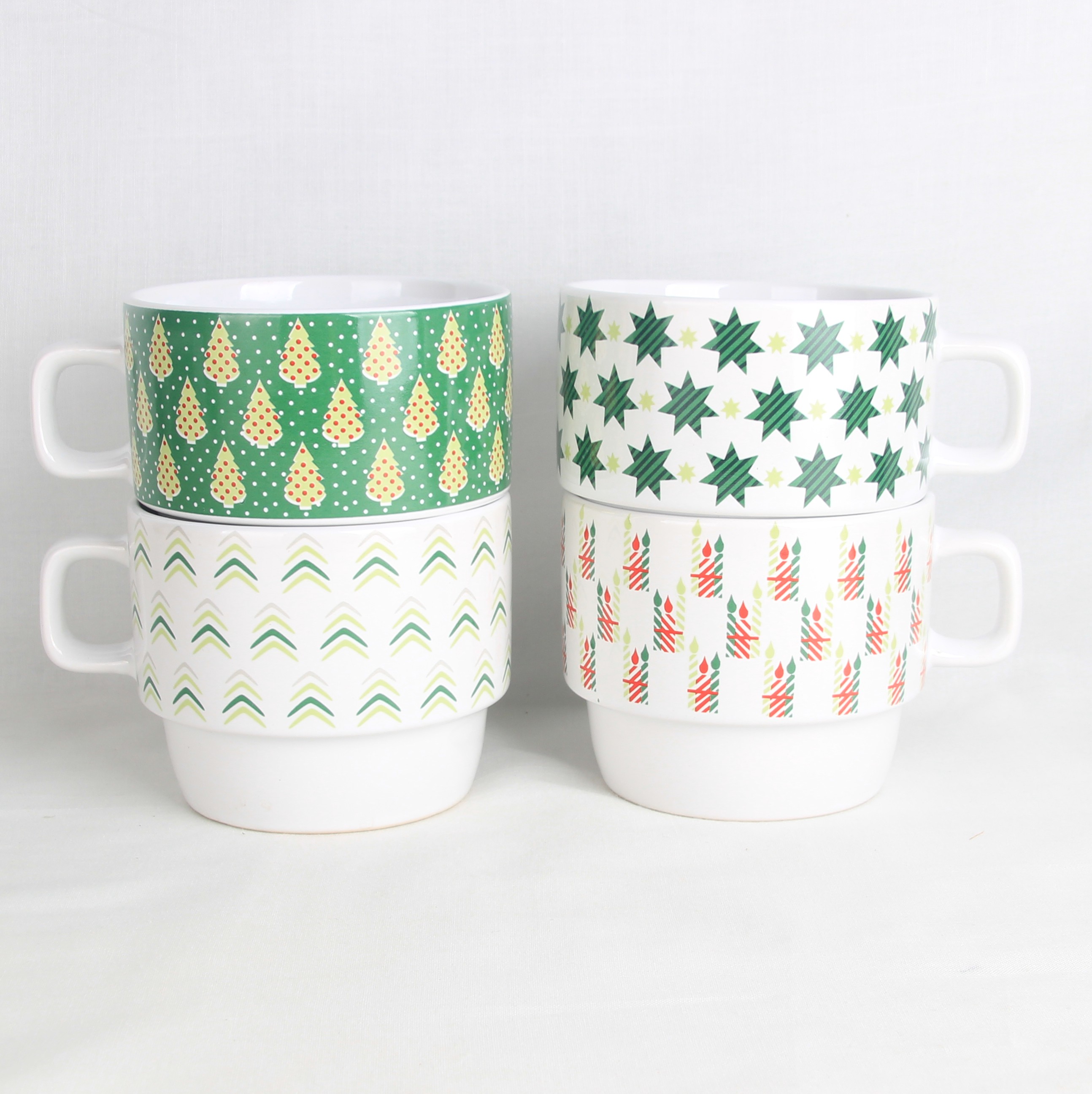 14oz Stackable mug with decal