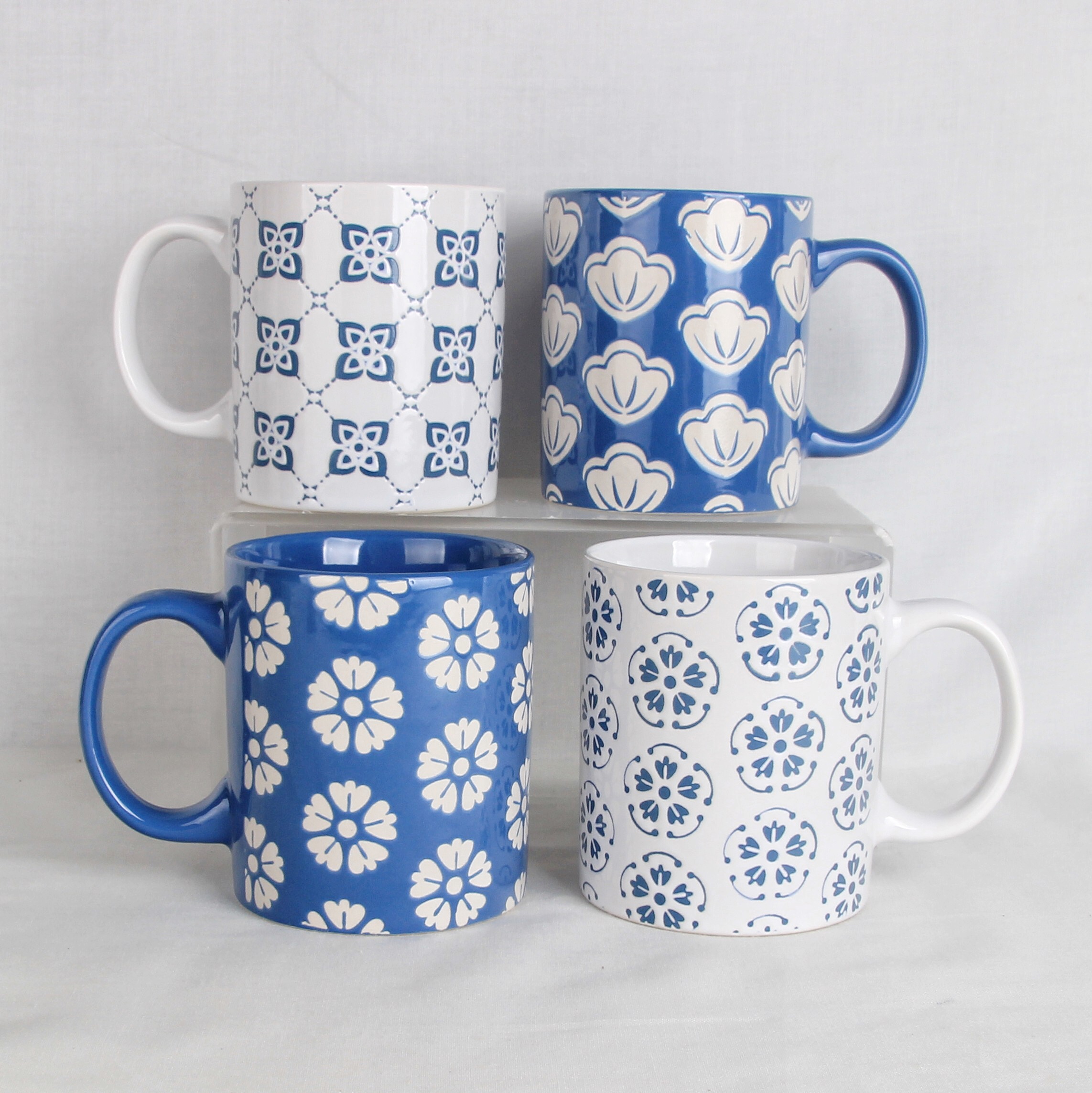 12.2oz Ceramic mug with silkscreen printing