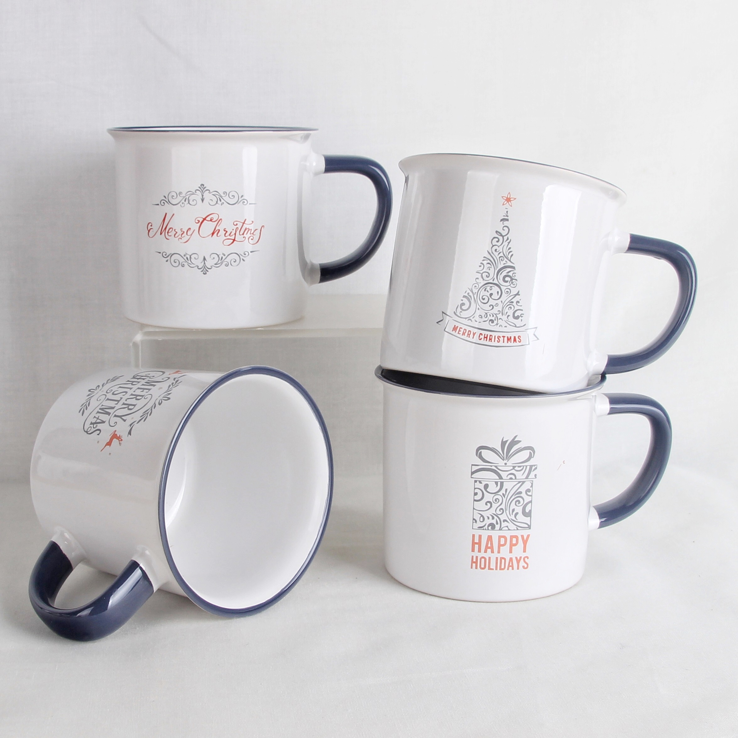 12.8oz Ceramic mug with decal