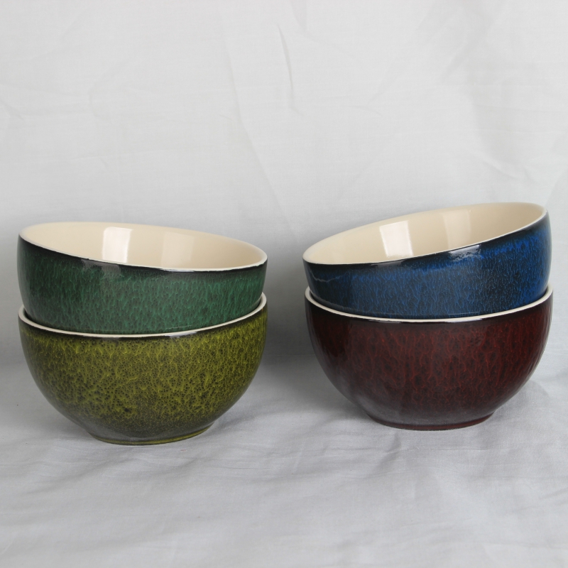 22oz Ceramic Bowl with reactive glaze