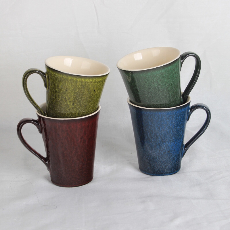 305ml Flambed Glazed Ceramic Mug