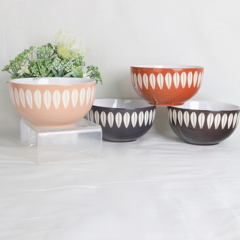 550ml Ceramic Bowl with Silkscreen Printing