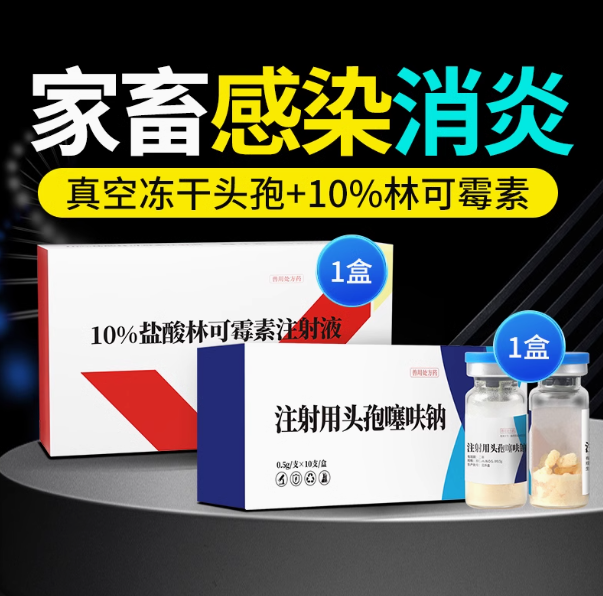 华畜兽药林可头孢噻呋钠