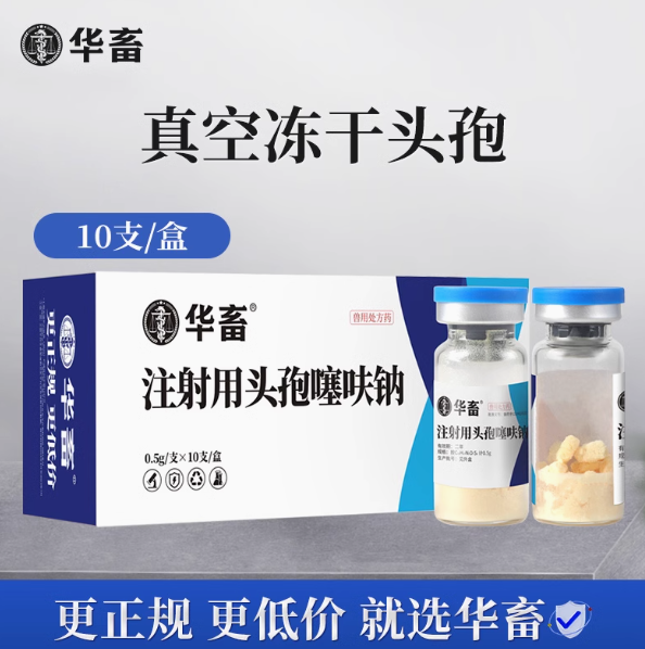 华畜兽用注射头孢噻呋钠