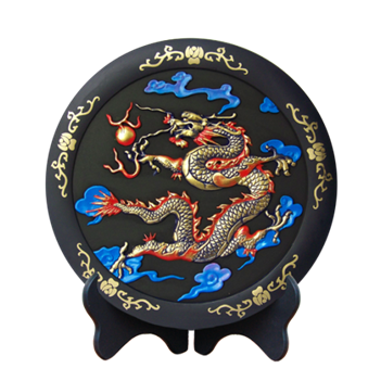 炭雕工艺品 商务馈赠创意装饰品碳雕摆件RD-845425