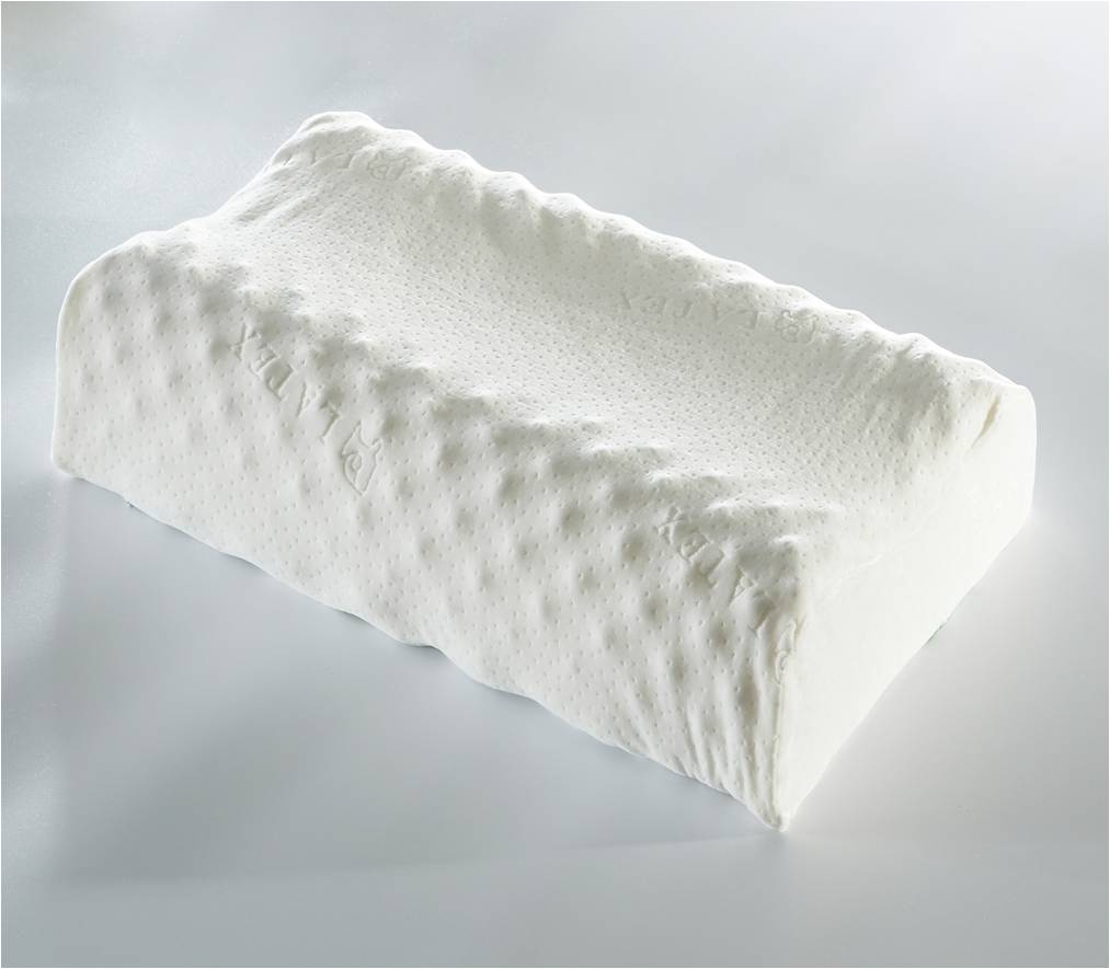恒源祥泰国进口天然乳胶系列高低乳胶按摩枕  CYZ1601A