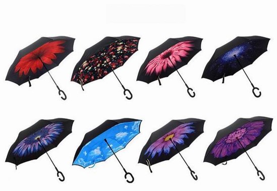 广告伞 展销馈赠 印花反向伞 晴雨伞 定制  RD-850002