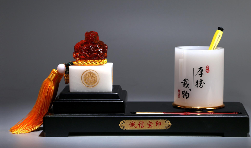 诚信宝印文具台精品工艺品RD-845024