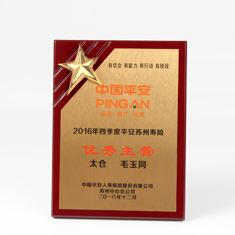 定制木质奖牌 高档荣誉木制奖牌RD-845611