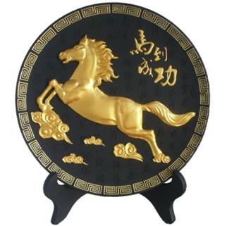 炭雕工艺品 商务馈赠创意装饰品碳雕摆件RD-845411