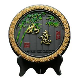 炭雕工艺品 商务馈赠创意装饰品碳雕摆件RD-845410