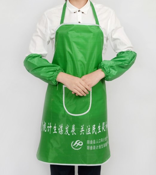 广告围裙  促销搭赠 PVC防水围裙 48*68 社区活动小礼品 logo定制 RD-811405
