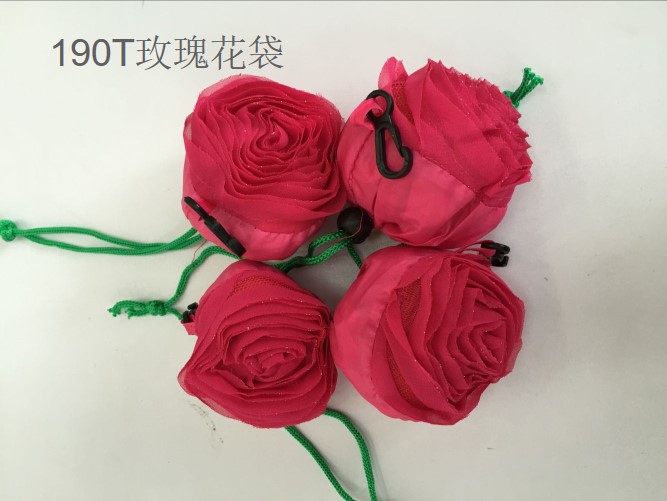 环保袋 190T购物袋 玫瑰花型袋  宣传广告促销品 家居  RD-814805