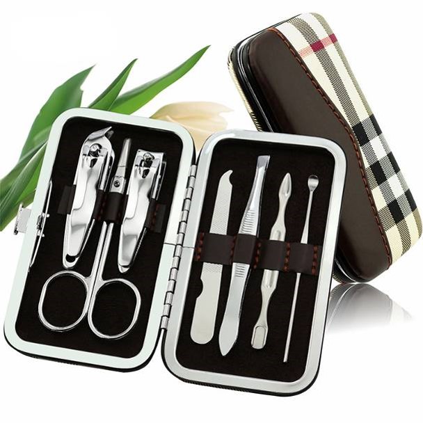 美容套装 高品质碳钢电镀7件套 宣传促销实用福利品 LOGO定制 RD-815614