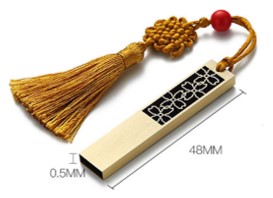 多颜色窗花U盘 logo定制 RD-833214