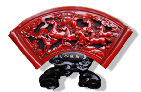 炭雕工艺品 商务馈赠创意装饰品碳雕摆件RD-845432