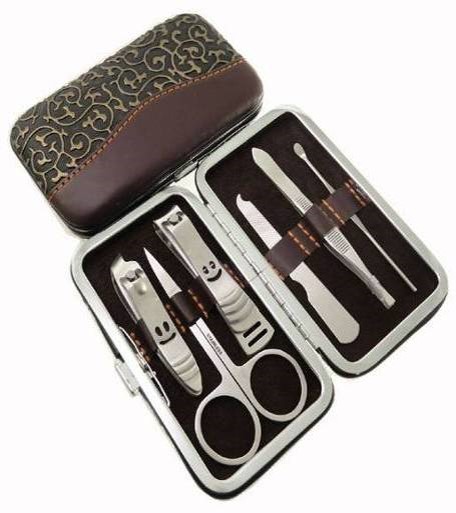 美容套装 宣传促销实用福利品 笑脸不锈钢6件套 LOGO定制 RD-815611