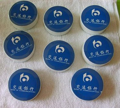 交通银行压缩毛巾圆形全棉广告毛巾RD-818015