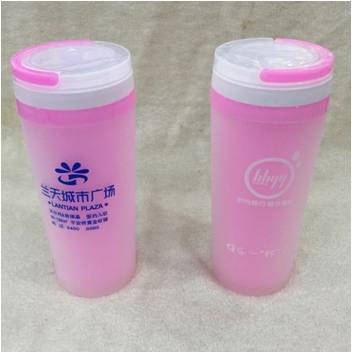 兰天城市广场定制塑料双层杯展会促销礼品RD-823001