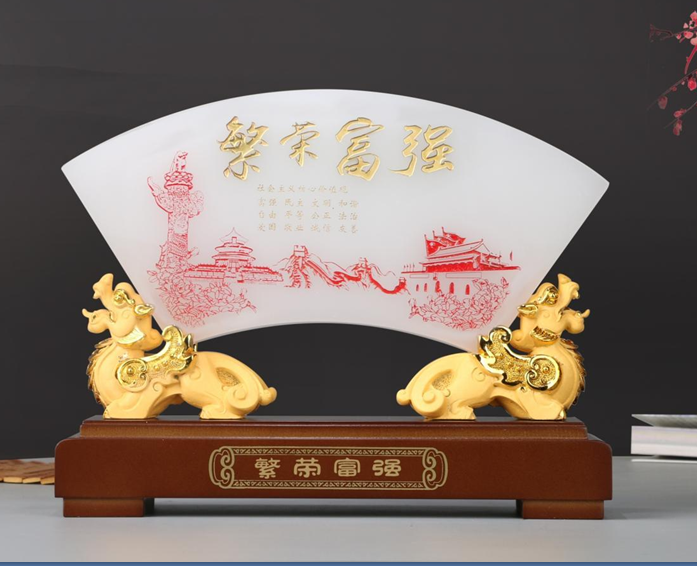 繁荣富强屏风精品工艺品RD-845026