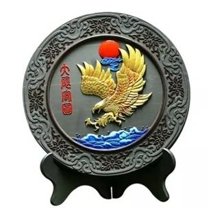 炭雕工艺品 商务馈赠创意装饰品碳雕摆件RD-845412