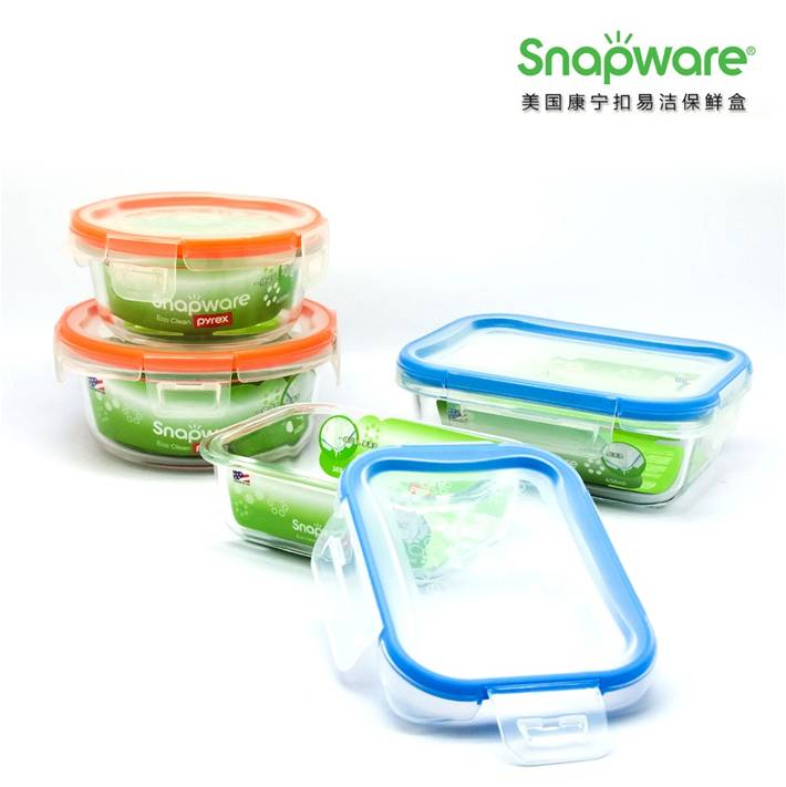 SNAPWARE 美国康宁易洁保鲜盒 SW-EC1501（四件套）