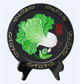 炭雕工艺品 商务馈赠创意装饰品碳雕摆件RD-845415