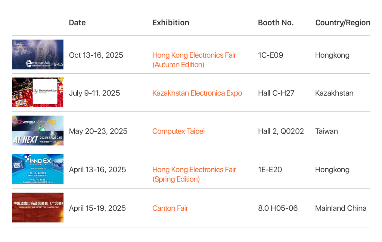 Meet Us at Exhibition 2025!