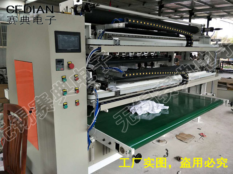 全自动超细纤维毛巾布分切机