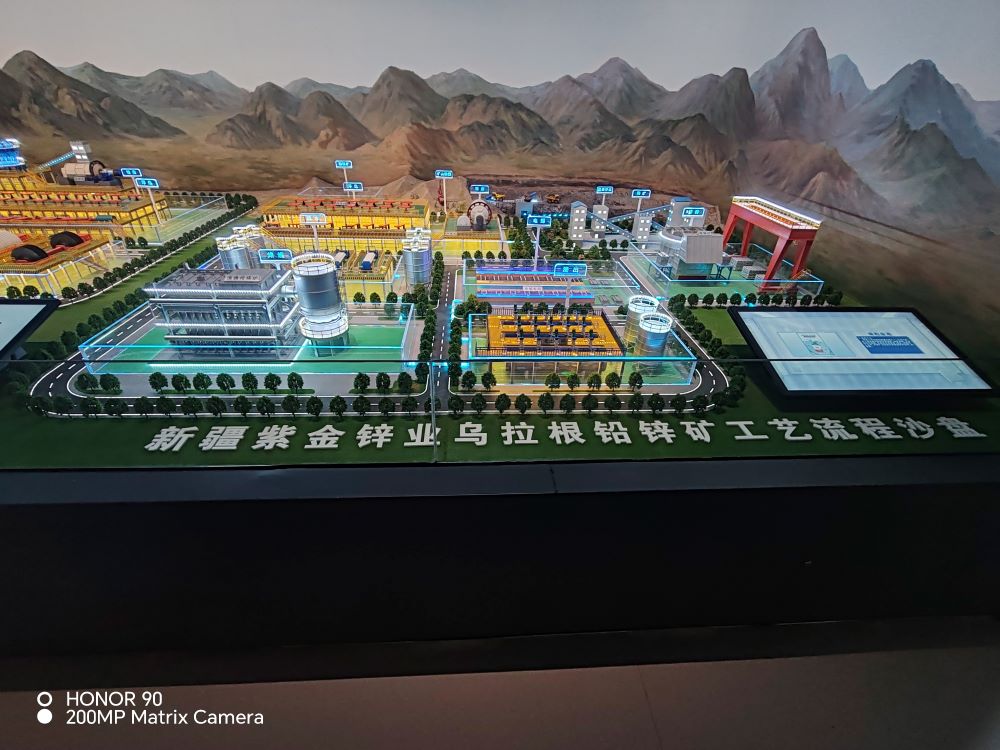 铜镍矿工艺流程沙盘