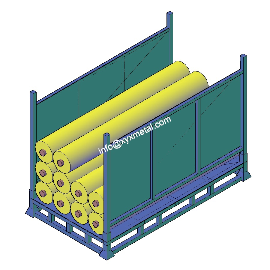 Textile Industrial Fabric Roll Storage Racks