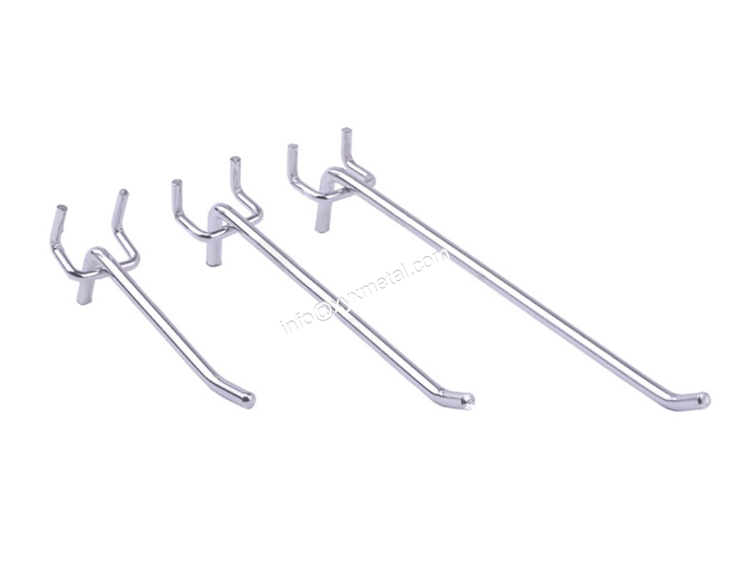 Pegboard Single Wire Sprong Display Hooks