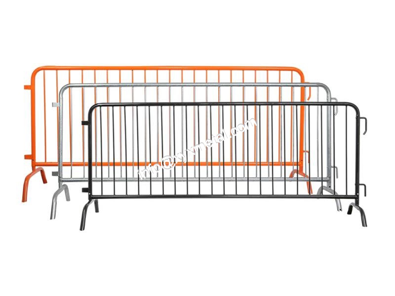Portable Event Crowd Control Metal Fencing Pedestrian Steel Barricades
