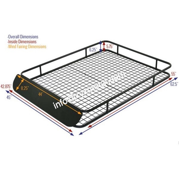 Dimension of cargo carrier