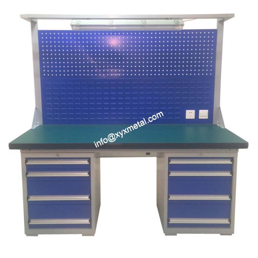 workbench with drawers